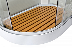 DTO Душевая кабина ЕМ1511 N (без крыши) R LED c гидромассажем – фотография-7